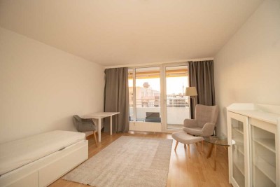Teilmöblierte 1-Zimmer-Wohnung in Schwabing