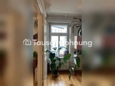 Tauschwohnung: Lichtdurchflutete Altbauwohnung im Herzen von St. Pauli