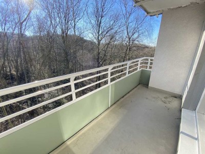 Schöne Wohnung mit Balkon und grünem Ausblick