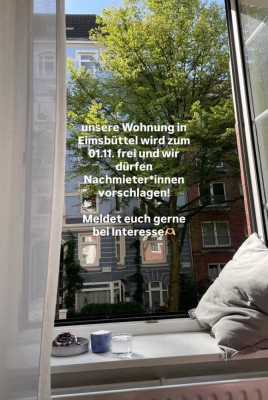 ANFRAGESTOP Wohnung in Hoheluft-West, ab 01.11.
