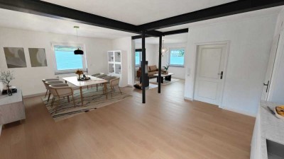 Alltagsstress ade! Idyllisch gelegenes, modernisiertes Einfamilienhaus. Viel Platz innen und außen,