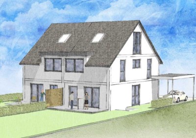 Gärtringen - Doppelhaushälfte in familienfreundlicher Wohnlage - MUSTERHAUS SAMSTAGS GEÖFFNET