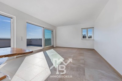 Design-Penthouse mit traumhafter Dachterrasse und Weitblick inkl. TG- und Carportstellplatz!