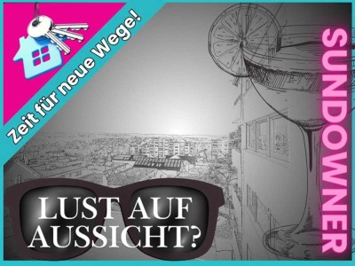!!EINZIEHEN & WOHLFÜHLEN: sonnige 3-Zi.-Wohnung mit Aussichtsbalkon, EBK, Garage u. Personenaufzug!!