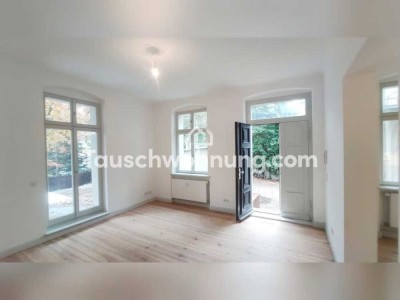 Tauschwohnung: 2-Raum sanierte Altbauwohnung mit Terrasse