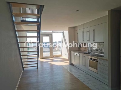 Tauschwohnung: Maisonett Wohnung über den Dächern Leipzigs