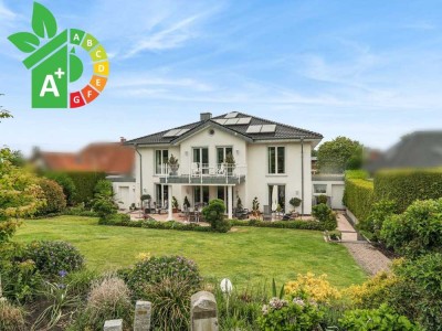 Herrschaftliche moderne Stadtvilla der besonderen Art in zentraler Lage links der Ems in Rheine
