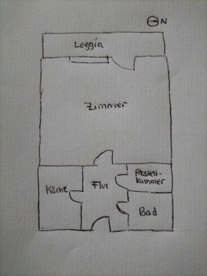 Untermiete 1-Zimmer-Wohnung mit Balkon und EBK in Berlin Lankwitz