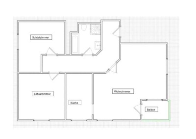 3-Zimmer-Wohnung mit Balkon in Hennef