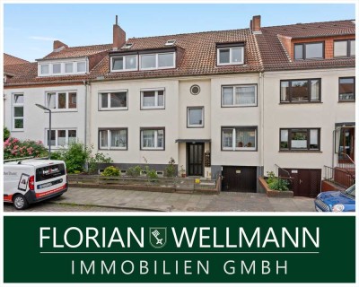 Bremen - Gete | Exklusive 6-Zimmer Maisonette-Wohnung mit Balkon in begehrter Lage