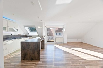Viel mehr als 64 m² – Maisonette mit ausgebautem Dachgeschoss (Nfl. ca. 44 m²)