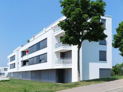 Wohnen in Blaustein Uninähe hochwertige 3-Zi.-Wohnung 2. OG, Südbalkon, EBK, TG