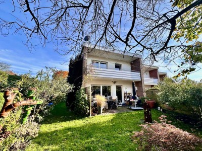 Geschützt liegendes Reihenendhaus mit Garage und idyllischem Garten in Bad Zwischenahn- Aschhausen