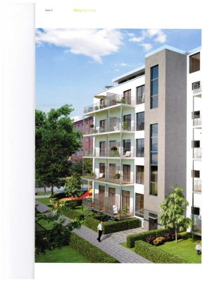 Hochwertige moderne 2-Zimmer-Wohnung mit großem Balkon, Nähe Hauptbahnhof Nürnberg
