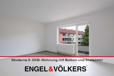 Moderne 3- ZKB- Wohnung mit Balkon und Stellplatz!