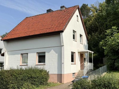 Einfamilienhaus mit Wintergarten und offener Küche in Angerstein zu verkaufen.