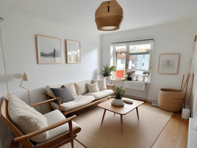 Zeitgemäße 3-Zimmer-Maisonettewohnung mit 100 m² und zwei Balkonen
