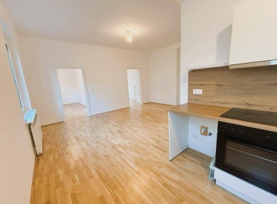 Perfekter Grundriss - neu sanierte 3-Zimmer-Wohnung Nähe Donaulände und Linzer Tabakfabrik!