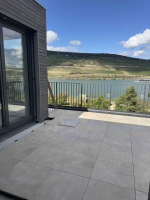 Penthousewohnung mit Rheinblick