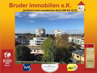 Leimen: 3 Zimmer, 2 Balkone mit Fernblick, 1 Keller, keine K-Provision