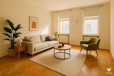 Charmante 2-Zimmer-Altbauwohnung in Ruhelage – Sonnig, saniert &amp; bestens angebunden (1050 Wien)