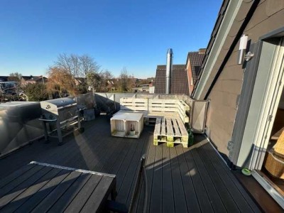 Helle und schöne 3,5-Zimmer-Wohnung mit großer Dachterrasse, EBK, Stellplatz in Coesfeld