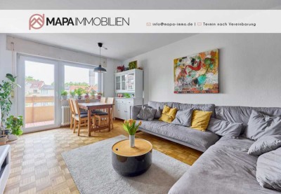 Wohnen in zentraler Lage  – Maisonette-Wohnung mit Dachloggia und Balkon