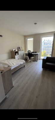 Möblierte Studentenwohnung mit Balkon in Neu-Ulm