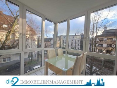 Helle 2-Zimmerwohnung mit Wintergarten & TG-STP in Urdenbach!