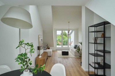 Kernsanierte 3-Zimmer Penthouse-Einheit mit Dachterrasse auf der Römerstraße