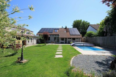 Familienidyll mit besonderem Gartenparadies – Großzügiges Einfamilienhaus in Fraunberg
