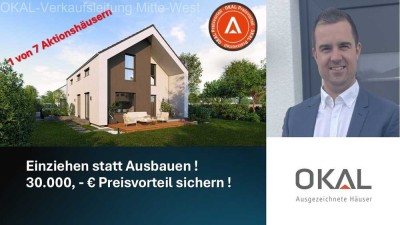 AKTION !! OFFEN GESTALTET, KLAR GEFORMT - Malervorbereitet inkl. Grundstück
