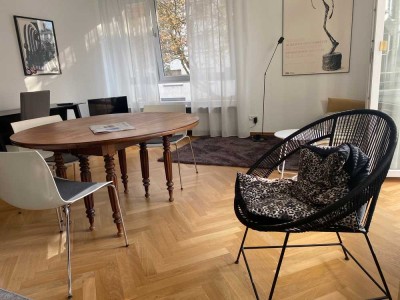 Lage 1A in Mannheim- frisch renovierte- vollmöblierte 2 Zi.Wohnung- Home Office besser als Zuhause!