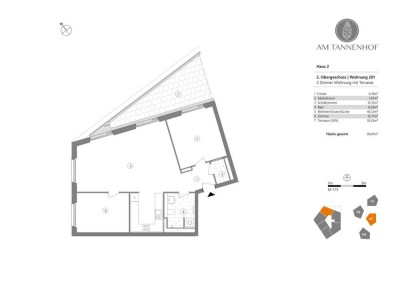 3-Zimmer-Wohntraum mit Dachterrasse, Keller und Tiefgaragenstellplatz