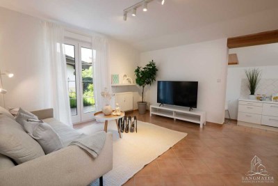 Wohnen mit Wohlfühlfaktor: Gemütliche 2-Zimmer-Wohnung mit Gartenidylle