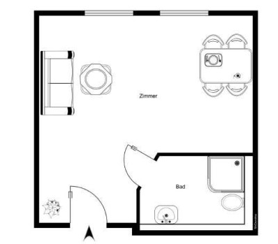 Vermietetes Pflegeappartement im Senioren-­ und Pflegedomizil Edelweiss