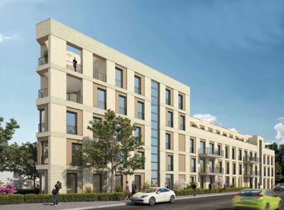 Moderne Neubauwohnung im Hürther Quartier – 2 Zimmer, großzügige Loggia, Top-Ausstattung, Erstbezug