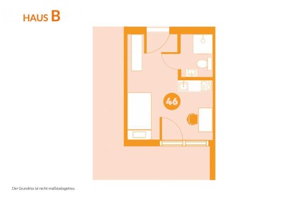Neubau WS 2027: 25qm Studio mit Dachterrasse in München-Freimann