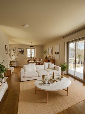 Ankommen an der Sonnenseite des Lebens – 3 Zimmer mit großem Balkon & viel Ruhe in Ottobrunn
