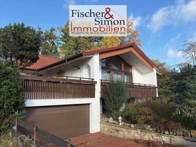 Liebenau-architektonisches Juwel auf einer Ebene mit Vollkeller, Doppelgarage und Gartenpavillon