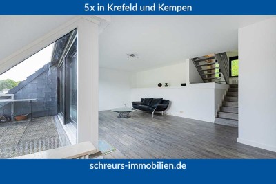 Großzügige Maisonette mit Weitblick ins Grüne – Design trifft Lebensgefühl am Aaper Wald in D-Rath!