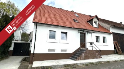 Renoviertes Einfamilienhaus mit Garage, kleinem Appartement im Nebengebäude und Scheune