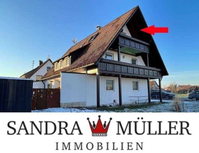 *** Nur für Singles: Gemütliche Dachgeschosswohnung in Blonhofen ***