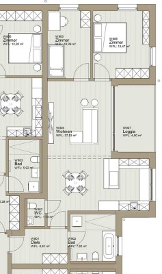 3 oder 4-Zimmer Etagenwohnung mit wunderschönem Blick