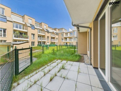 Erstbezug: Hochwertige 2-Zimmer-Mietwohnung mit Terrasse und Garten in Ruhelage inkl. Garage