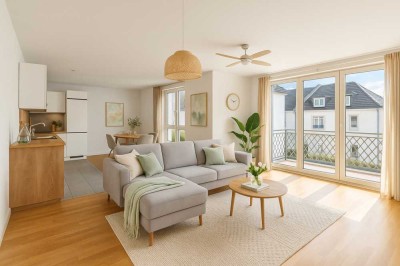 Moderne 3 Zimmer ETW mit Südwest-Balkon Baujahr 2018