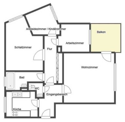 4-Zimmer-Hochparterre-Wohnung, teilmöbliert mit EBK in Berlin Heiligensee (Reinickendorf)