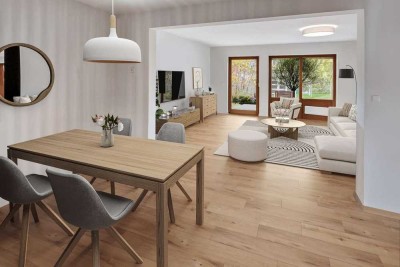 attraktives Reihenmittelhaus mit Garten und Garage im Dichterviertel Radebeul