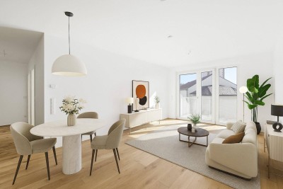 PROVISIONSFREI! Exklusiver 3-Zimmer-Wohntraum mit Fern- und Grünblick inkl. Balkon