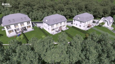 Frei finanzierte Wohnträume: 6 Doppelhaushälften und ein Einzelhaus, je 2 Parkplätze, Keller, Garten und Atelier!